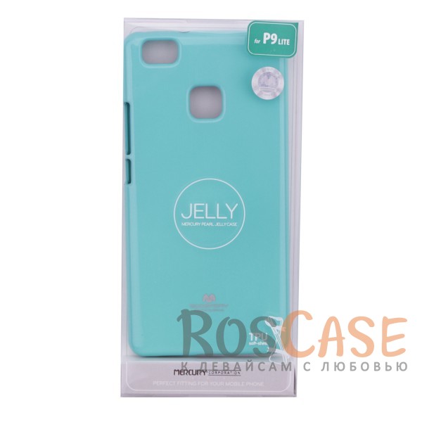 Фотография Бирюзовый Mercury Jelly Pearl Color | Яркий силиконовый чехол для для Huawei P9 Lite