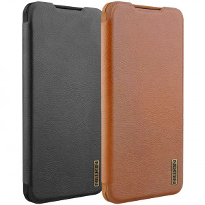Nillkin Qin PRO | Чехол-книжка из Premium экокожи с защитой камеры для Samsung Galaxy S25 Edge