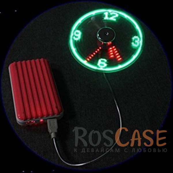 Фотография Гибкая USB лампа / вентилятор / часы