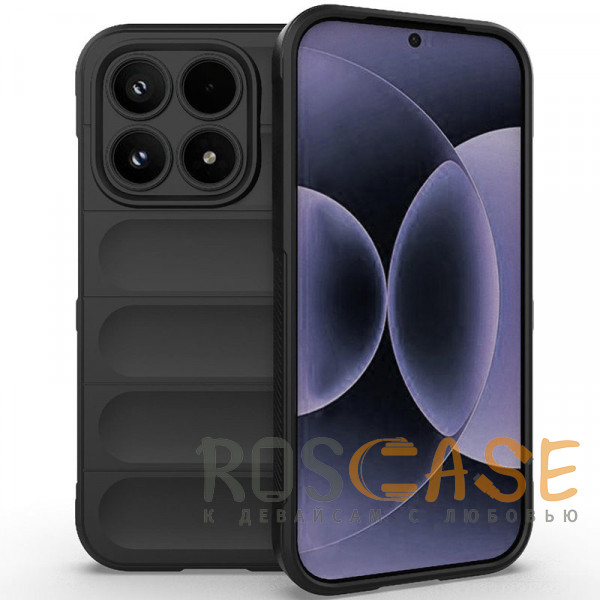 Фото Черный Flex Silicone | Противоударный чехол для Xiaomi Mi 17 с защитой камеры и микрофиброй