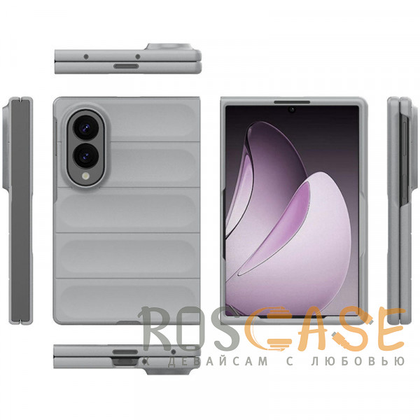 Изображение Серый Flex Matte | Пластиковый чехол с Soft Touch покрытием для Samsung Galaxy Z Fold 8