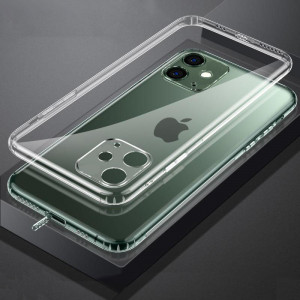 Прозрачный силиконовый чехол для iPhone 11 1мм с защитой камеры