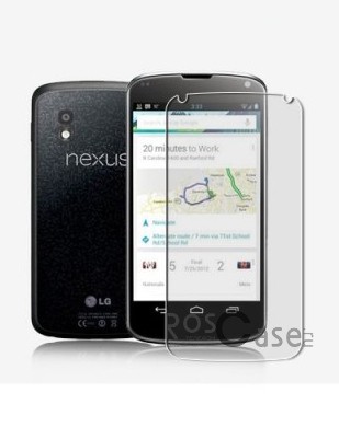 Фото Анти-отпечатки Nillkin Crystal | Прозрачная защитная пленка для LG E960 Nexus 4