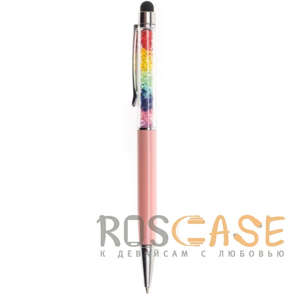 Фото Розовый Емкостной стилус ручка RHDS Swarovski
