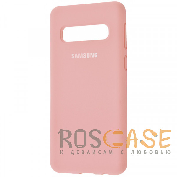 Фото Нежно-розовый Чехол Silicone Cover для Samsung Galaxy S10 E (full protective)