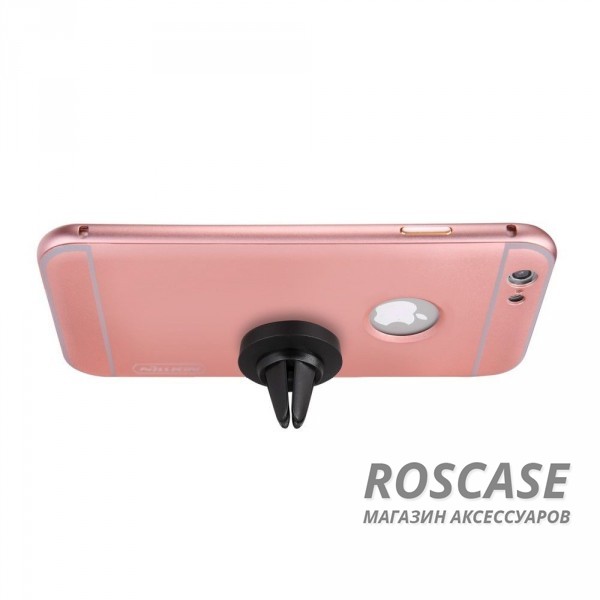 Изображение Rose Gold Nillkin Car Holder | Комплект металлический чехол + автодержатель для iPhone 6/6s