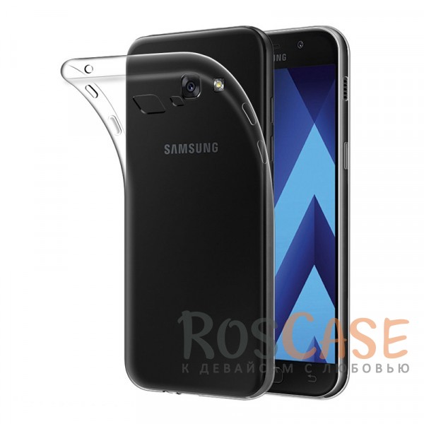 Фото Прозрачный Ультратонкий силиконовый чехол для Samsung A720 Galaxy A7 (2017)
