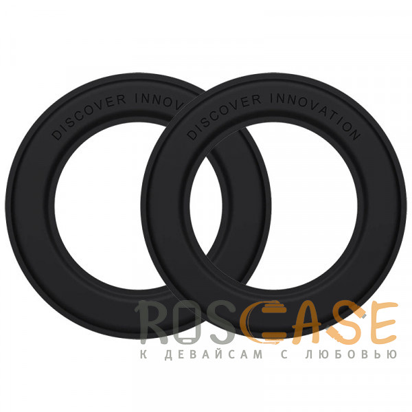 Фото Черный Nillkin SnapLink | Магнитное кольцо-наклейка MagSafe для телефона iPhone / Android - 2 штуки