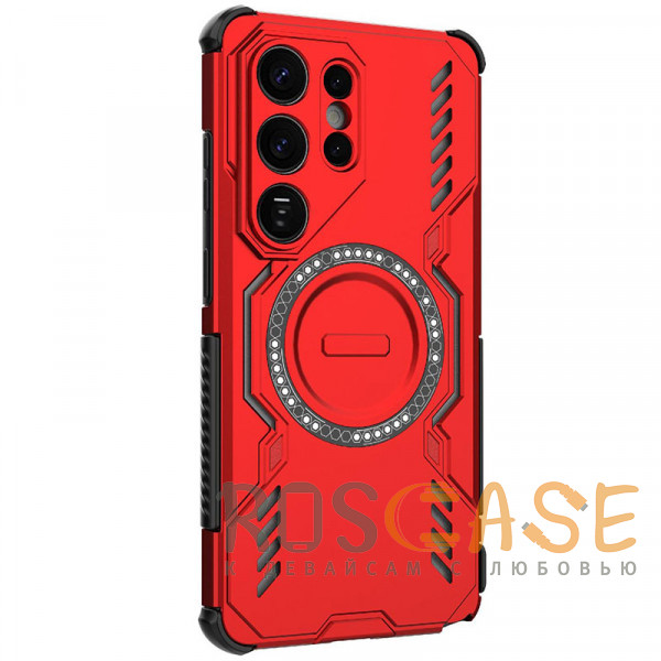 Фото Красный Mirage MagSafe | Противоударный чехол с поддержкой MagSafe для Samsung Galaxy S26 Ultra