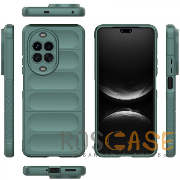 Фото Зеленый Flex Silicone | Противоударaный чехол для Huawei Nova 14 Pro с защитой камеры и микрофиброй