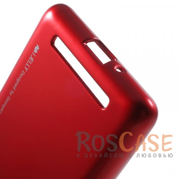 Фотография Красный Mercury iJelly Metal | Силиконовый чехол для Xiaomi Redmi 3 Pro / Redmi 3s