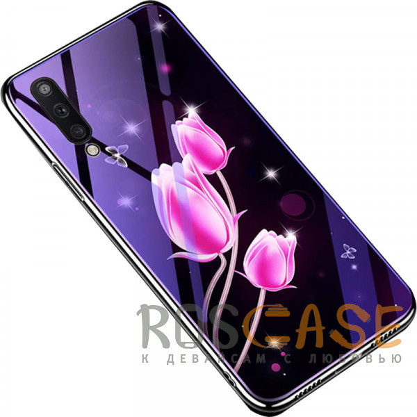 Фото Тюльпаны TPU+Glass чехол Fantasy с глянцевыми торцами для Samsung Galaxy A50 (A505F) / A50s / A30s