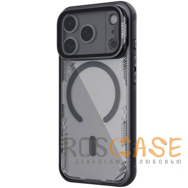Изображение Черный Nillkin Iceblade Prop Magnetic | Полупрозрачный чехол с поддержкой Magsafe и подставкой для iPhone 17 Pro
