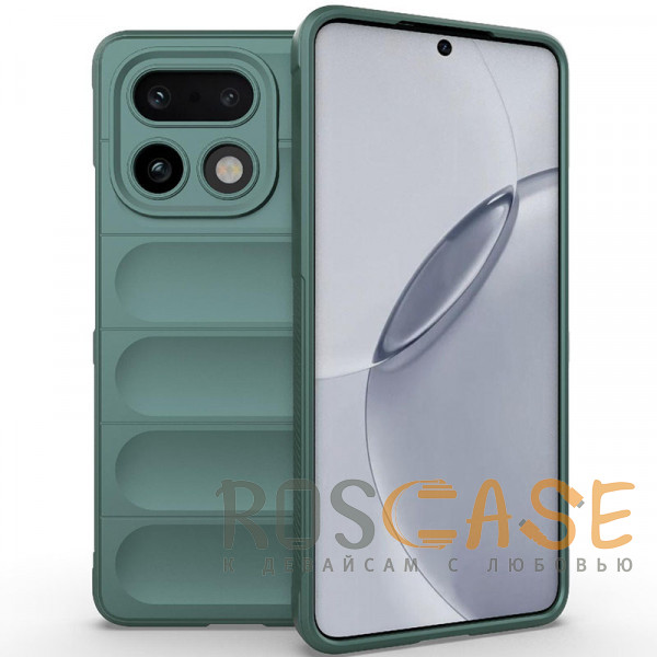 Фото Зеленый Flex Silicone | Противоударный чехол для Realme 16 Pro Plus с защитой камеры и микрофиброй