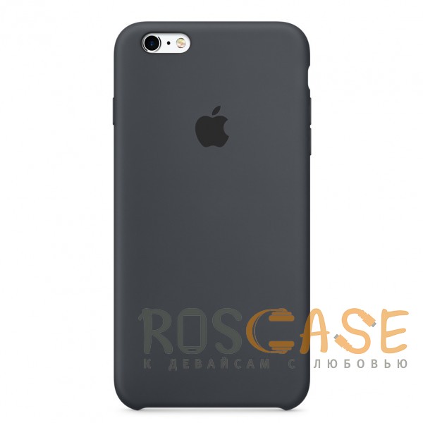 Фотография Черный Чехол Silicone Case для iPhone 6/6S
