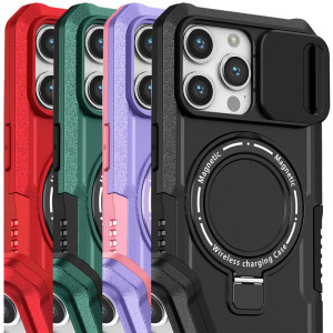 CamShield MagSafe | Противоударный чехол для iPhone 15 Pro Max со шторкой для камеры
