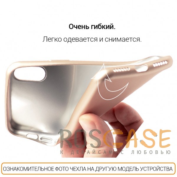Фото Золотой J-Case THIN | Гибкий силиконовый чехол для Huawei Honor Note 10