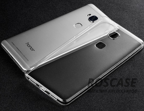 Изображение Бесцветный Msvii | Прозрачный силиконовый чехол для Huawei Honor 5X с заглушкой