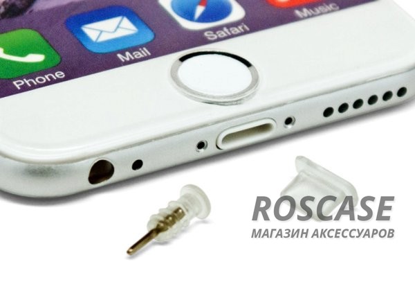 фото заглушки Lightning+3.5мм аудио порта для Apple iPhone 5/5S/5SE/6/6+