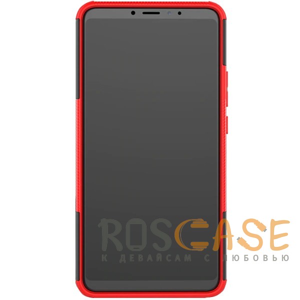 Фото Красный Shield | Противоударный чехол для Xiaomi Mi Max 3 с подставкой