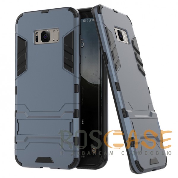 Фото Серый / Metal slate Transformer | Противоударный чехол для Samsung G955 Galaxy S8 Plus с мощной защитой корпуса