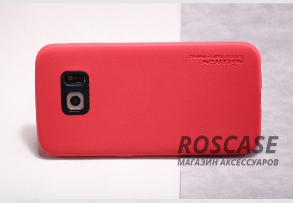 Фото Красный Nillkin Victoria | Ультратонкий чехол для Samsung G925F Galaxy S6 Edge