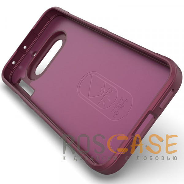 Изображение Бордовый Flex Silicone | Противоударный чехол для Nothing Phone 4a с защитой камеры и микрофиброй