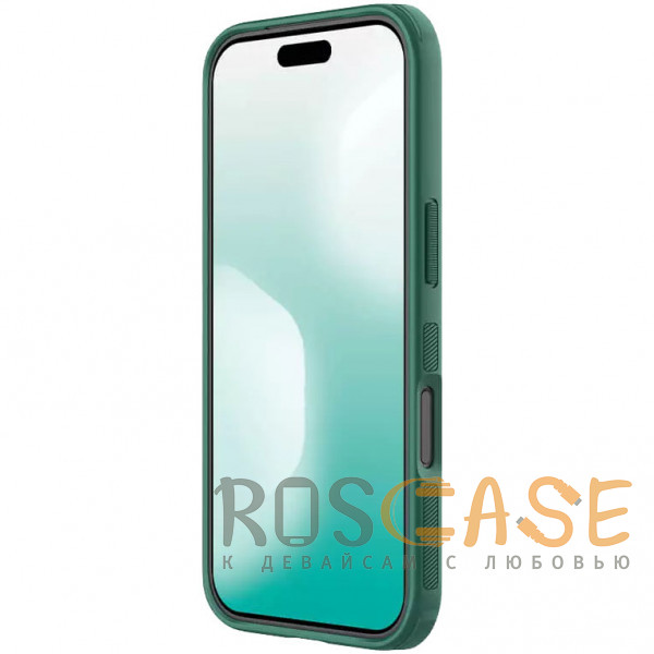 Изображение Зеленый Nillkin Super Frosted Shield Pro | Матовый чехол из пластика и ТПУ для iPhone 17 Pro