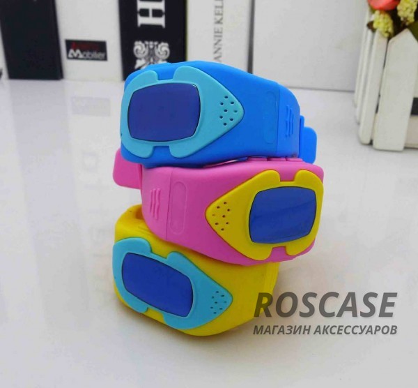 Изображение Розовый Детские умные телефон-часы Baby Smart Watch с GPS геолокацией, Wi-Fi и прослушкой для безопасности