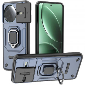 Transformer Ring Holder | Противоударный чехол с кольцом и шторкой камеры  для Xiaomi Poco F7 Pro