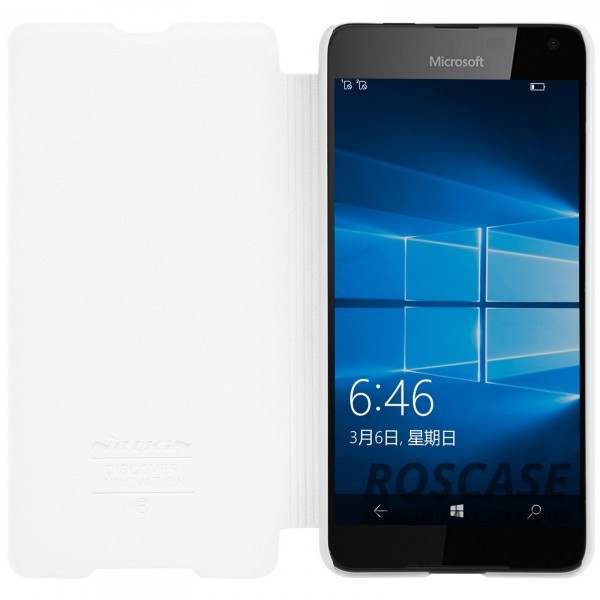 Фотография Белый Nillkin Sparkle | Чехол-книжка для Microsoft Lumia 650