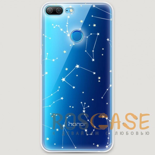Фото RosCase | Силиконовый чехол Созвездия на Huawei Honor 9 Lite