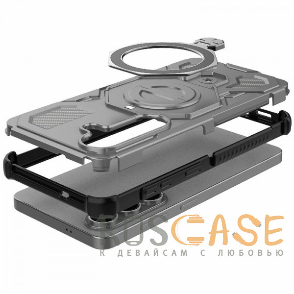 Фотография Серый Magnus | Противоударный чехол с Magsafe для Samsung Galaxy S26