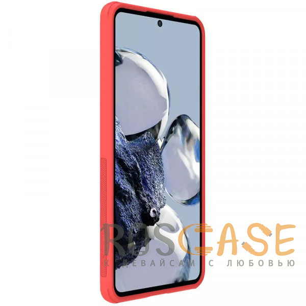 Изображение Красный Nillkin Super Frosted Shield Pro | Матовый пластиковый чехол для Xiaomi Mi 12T Pro