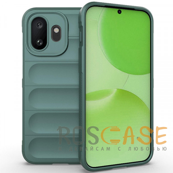 Фото Зеленый Flex Silicone | Противоударный чехол для OnePlus 15T с защитой камеры и микрофиброй