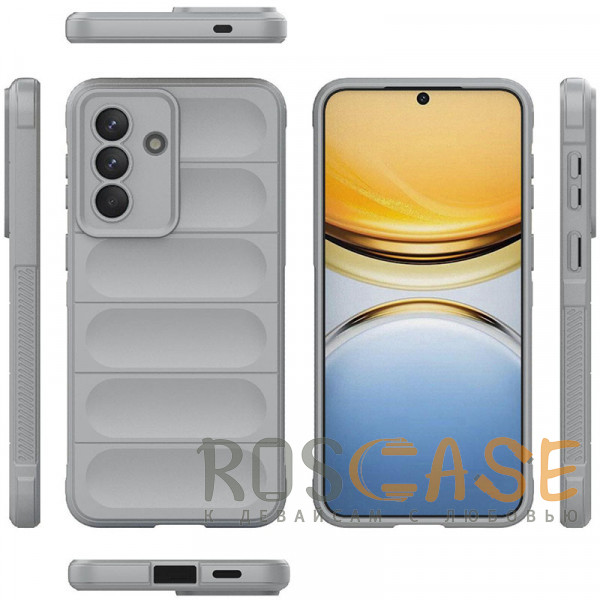 Фото Серый Flex Silicone | Противоударный чехол для Samsung Galaxy A57 с защитой камеры и микрофиброй