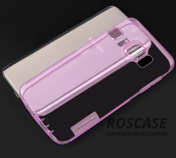 Фото Розовый (прозрачный) Nillkin Nature | Силиконовый чехол для Samsung G930F Galaxy S7