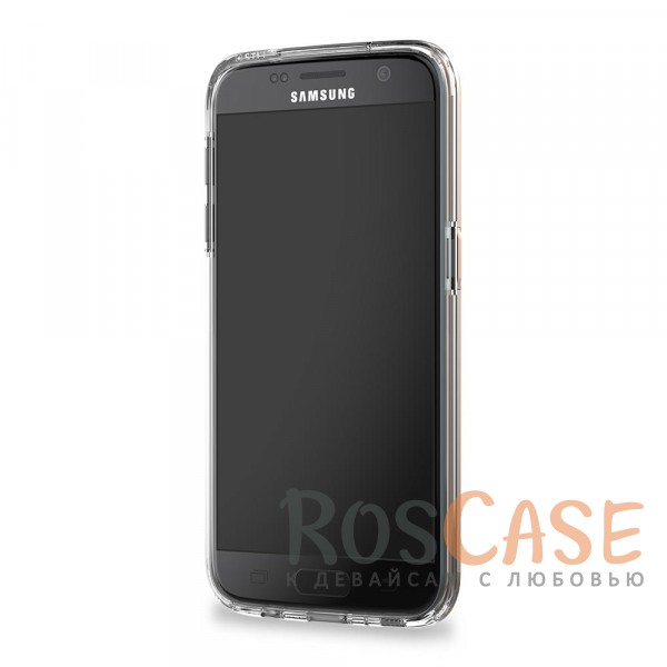 Изображение Прозрачный Прозрачный чехол STIL Hybrid Clear с металлизированным золотым покрытием по контуру и защитой кнопок для Samsung G930F Galaxy S7