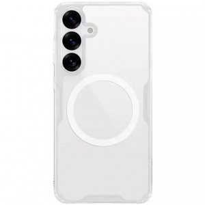 Nillkin Nature PRO Magnetic | Прозрачный силиконовый чехол с поддержкой Magsafe для Samsung Galaxy S25 Plus