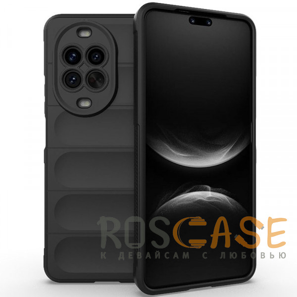 Фото Черный Flex Silicone | Противоударaный чехол для Huawei Nova 14 Pro с защитой камеры и микрофиброй