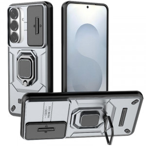Transformer Ring Holder | Противоударный чехол с кольцом и шторкой камеры  для Samsung Galaxy S26