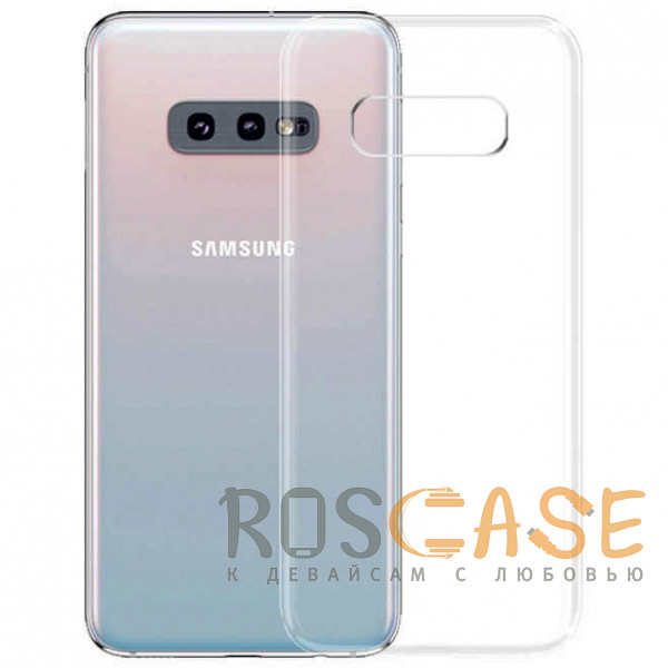 Фото Прозрачный J-Case THIN | Тонкий силиконовый чехол 0.5 мм для Samsung Galaxy S10e