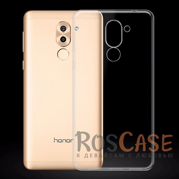 Фотография Прозрачный Ультратонкий силиконовый чехол для Huawei Honor 6X