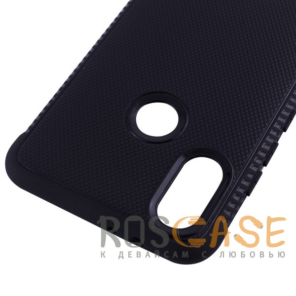 Фото Черный Weave | Гибкий силиконовый чехол для Xiaomi Mi 6X / Mi A2 с ребристыми гранями
