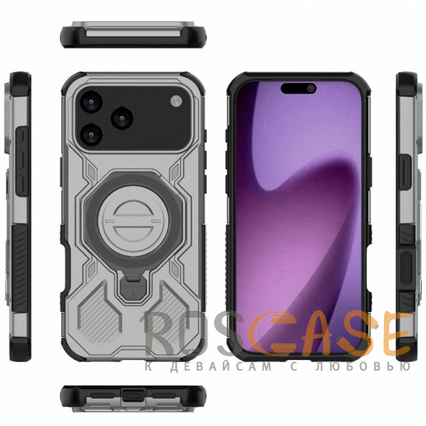 Изображение Серый Magnus | Противоударный чехол с Magsafe для iPhone 17 Pro Max
