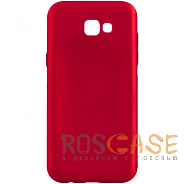 Фото Красный J-Case THIN | Гибкий силиконовый чехол для Samsung A520 Galaxy A5 (2017)
