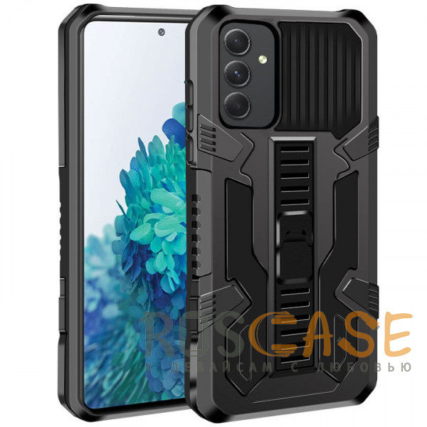 Фото Черный Ironhide | Противоударный чехол-подставка для Samsung Galaxy A34