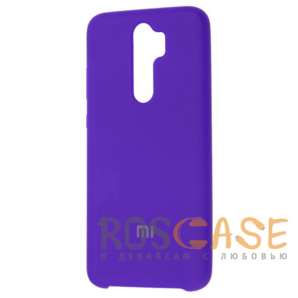 Фото Фиолетовый Silicone Cover | Чехол силиконовый с микрофиброй для Xiaomi Redmi Note 8 Pro