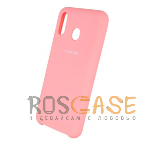 Фотография Нежно-розовый Чехол Silicone Cover для Samsung Galaxy A40 (A405F)