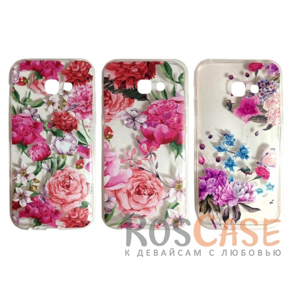 

BoraSCO ArtWorks | Силиконовый чехол с цветочным принтом для Samsung A320 Galaxy A3 (2017)